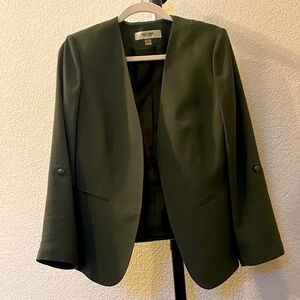 Jones Studio Separates Blazer Jacket Suit Coat Olive Green